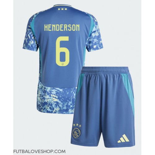 Dres Ajax Jordan Henderson #6 Preč pre deti 2024-25 Krátky Rukáv (+ trenírky)